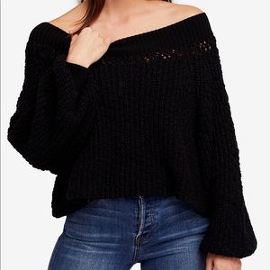 NEW!! Free People black sweater